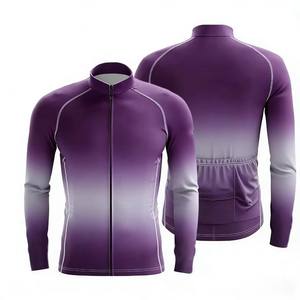 Maillot de cyclisme professionnel Zede le plus populaire, respirant, coupe-vent, à séchage rapide, à manches longues, imprimé multicolore, idéal pour les événements cyclistes - Product Image 3