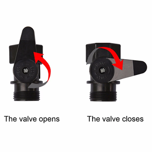 Válvula Waterstop macho/hembra de 3/4 pulgadas Sistema de riego por goteo Válvula de lavado de bola BSP - Product Image 3