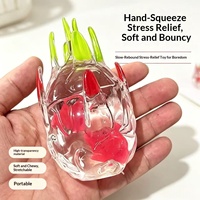 Jouet Squishy Fruit du Dragon en TPR, Haute Transparence, à Rebond Lent, Design Réaliste, Anti-Stress