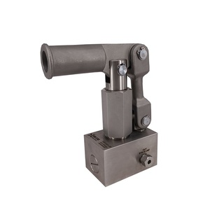 Pompe manuelle à piston unique 5000 psi haute pression pour huile/eau/fluide, idéale pour l'équipement de tête de puits - Product Image 2