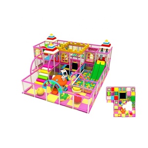 สนามเด็กเล่นในร่มธีม<span class=keywords><strong>การ์ตูน</strong></span> YL-2-B133 ปราสาทซนสำหรับเด็ก พร้อมสไลเดอร์และบ่อบอล - Product Image 2