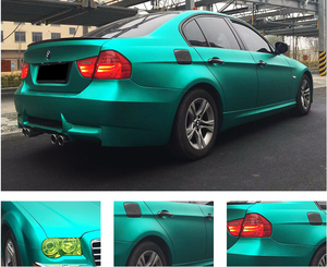 High Quality 1.52*18m Air Release Chrome Metallic Matt Tiffan-y <strong>Teal</strong> Car Body <strong>Vinyl</strong> <strong>Wrap</strong> - Product Image 5