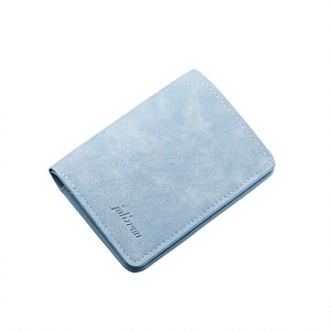 Hot Sale Fashion PU Leather Striped Open Closure Short Wallet <b>Coin</b> Pocket for Men Waterproof Card Holder <b>Case</b> Large Capacity - Product Image 2