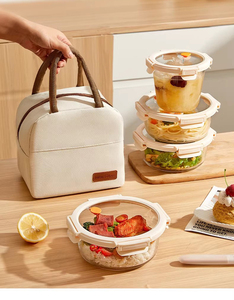 Recipientes de Vidrio para Almacenamiento de Alimentos 2026, con Tapas de Vidrio Templado, Herméticos, de Vidrio Borosilicato de Alta Calidad - Product Image 2