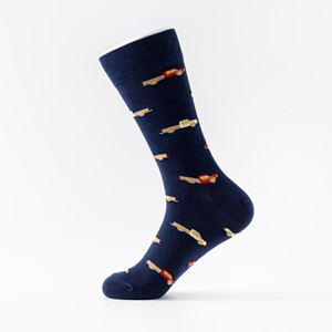 <span class=keywords><strong>Chaussettes</strong></span> de cyclisme amusantes et originales de haute qualité en gros, dernier design, prix abordable, <span class=keywords><strong>chaussettes</strong></span> mi-mollet décontractées en coton pour hommes adultes - Product Image 2