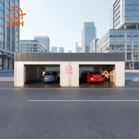 Garage de conteneur détachable personnalisable pour panneaux sandwich ignifuges Garage modulaire préfabriqué de Chine