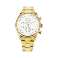 Montre de sport de luxe pour homme, marque OEM à étiquette privée, mode, étanche, acier inoxydable, bracelet 30 mm, cadran à aiguilles, logo personnalisé