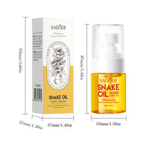 Aceite Esencial Suavizante para Manos Sadoer OEM con Aceite de Serpiente para una Hidratación Duradera y Cuidado de la Barrera Cutánea 30ml - Product Image 6