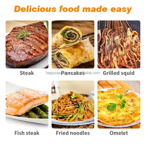 Nhà Máy Giá 1700W Bảng Top Điện Tấm Phẳng Vỉ Nướng Điện Burger Xúc Xích Vỉ Nướng Thương Mại Thiết Bị Nấu Ăn - Product Image 6