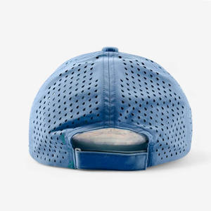 Casquette de baseball ajustable à visière incurvée pour homme, respirante, légère, à séchage rapide, en polyester, pour la course à pied et la course - Product Image 5