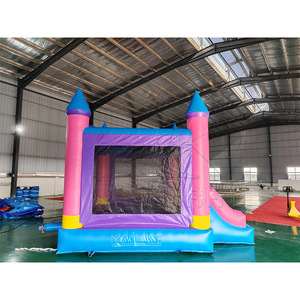 Castillos Inflables de PVC de Grado Comercial en Rosa y Azul para Niños Pequeños, Nuevo Diseño, Castillo Inflable Comercial, Combo de Casa de Brinco - Product Image 6