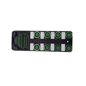 Boîtier de distribution bibo M12 8 voies 24V PNP NPN avec bornes pour système de distribution de capteurs - Product Image 1