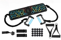 Equipo de Entrenamiento de Fuerza Profesional Plegable y Portátil de Alta Calidad para Gimnasio, Tabla para Abdominales y Flexiones, Entrenamiento en Casa