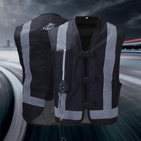 Gilet de protection de moto personnalisable anti-chute gonflable airbag vêtements de sécurité réfléchissants pour les coureurs pour les générations