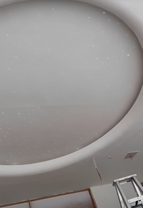 <span class=keywords><strong>Plafond</strong></span> Tendu Moderne et Coloré en Fibre Optique Acoustique pour Hôtels, Panneau de Plâtre Télécommandé Effet Ciel Étoilé - Product Image 4