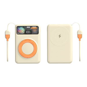 OEM ngân hàng điện 10000mAh không dây di động Trạm Sạc PD 22.5W siêu nhanh sạc xu hướng tản nhiệt thiết kế làm bằng nhựa - Product Image 6