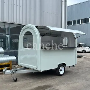 Chariot de vente de glaces miniatures au prix d'usine, remorque alimentaire mobile personnalisée pour la rue - Product Image 6