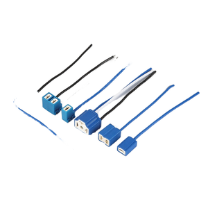 H1 H3 femmina presa in ceramica adattatore con cavo luce presa faro connettore cablaggio <span class=keywords><strong>H4</strong></span> presa ceramica - Product Image 1
