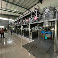 Machinerie de raffinage d'huiles pour le traitement d'huiles végétales brutes, ligne complète de raffinage d'huiles comestibles
