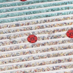 Chăm Sóc Sức Khỏe Massage Ánh Sáng Màu Đỏ Hòa Giải Yoga Mat Pemf Thạch Anh Tím Tự Nhiên Ngọc Chakra Tinh Thể Nhiệt Nệm - Product Image 5