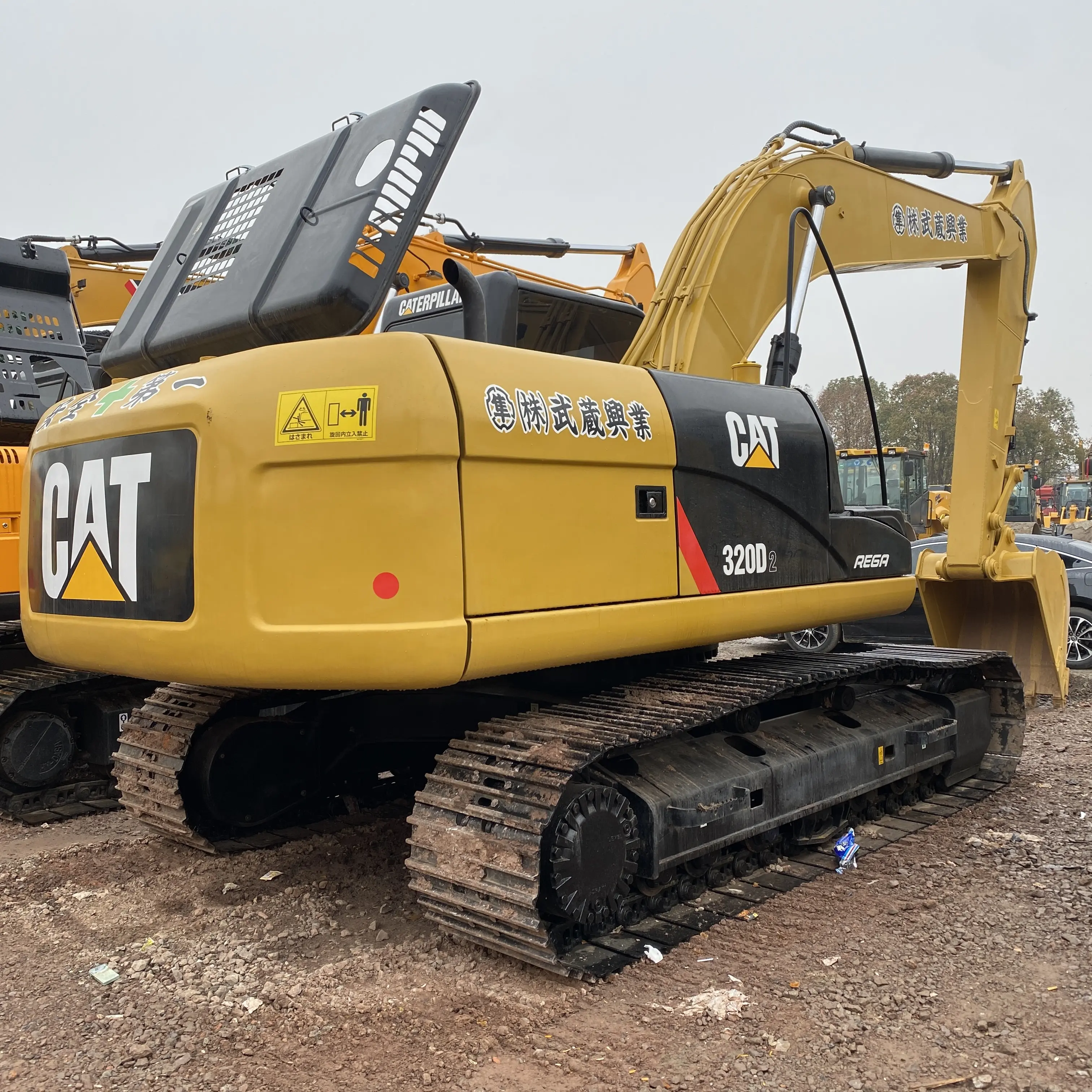 Large backhoe rock hopper Carter 320 used excavator Carter's original large rock bucket cheap excavator CAT320