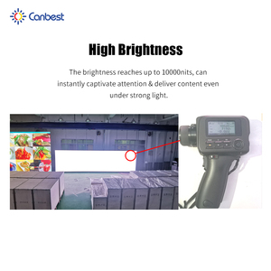 Layar <span class=keywords><strong>LED</strong></span> Canbest Outdoor P5 2.88x1.92m Paket Lengkap All in One, Billboard <span class=keywords><strong>LED</strong></span> Dua Sisi dengan Pemasangan Tiang - Product Image 4