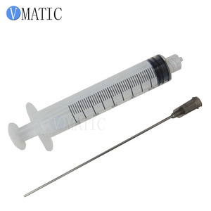 Epoksi reçine tutkal dağıtımı için 20G kör uç iğne 10cm ile 10ml Luer kilit şırınga - Product Image 1