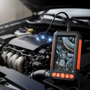 Boroscopio de doble lente con cable de 16.4 pies y pantalla de 4.3 pulgadas, cámara endoscópica para herramientas de inspección de automóviles - Product Image 2