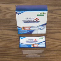Tiras Blanqueadoras de Dientes con Fórmula Suave Sin Peróxido, Adhesivo Cómodo, para una Sonrisa Brillante, para el Cuidado Dental en la Oficina y el Tiempo Libre