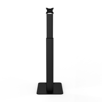 Support de tablette universel réglable en métal Peacemounts, support de sol pour kiosque, support portable pour ordinateur portable réglable en hauteur, base pliable