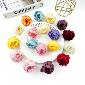 <b>Artificial</b> <b>Peony</b> <b>Flowers</b> Silk Handmade Wedding Decor Props For DIY Hair Accessories Photography - Product Image 3