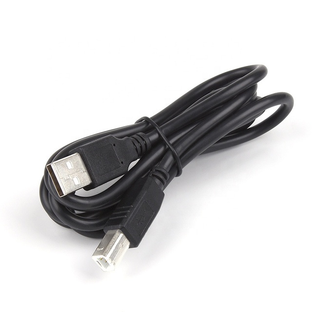 USB 2.0 Printer Cable with 4 Copper Conductors for Efficient Data Transmission