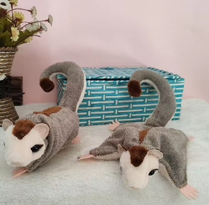 Lindo Peluche de Animal, Juguete de Peluche de Petauro del Azúcar, Muñeco de Ardilla Voladora, Imán para Refrigerador, Ideal como Regalo Navideño - Product Image 2