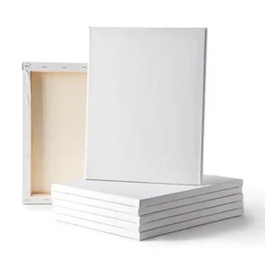 Toile tendue en coton blanc avec barres pour la peinture, taille personnalisée, impression UV - Product Image 6