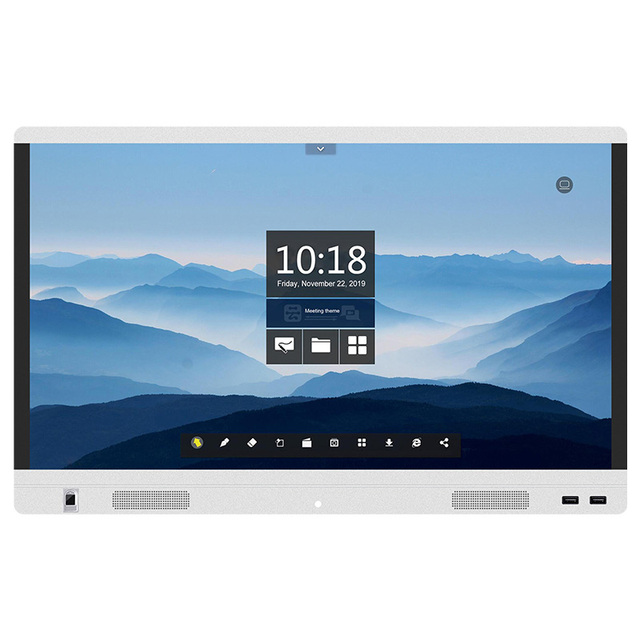 86 Inch UHD 4K  LCD All in One Interactive Screen Panel with Projector for School Meeting Smart TV Board Interactive Whiteboard