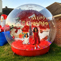 Boules de neige gonflables publicitaires pour enfants et adultes, boule de spectacle de Noël gonflable populaire, tente de fête gonflable