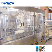 Machine de production de boissons gazeuses automatique de haute technologie pour canettes en aluminium transparentes et machines de mise en conserve