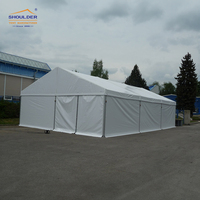 Tentes d'abri temporaires résistantes aux intempéries en PVC, tente d'entrepôt pour stockage extérieur, logistique industrielle, atelier, tente de réception