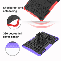 Étui de protection robuste en TPU souple et PC avec support pliable pour tablette Lenovo Tab M8 Gen 4 TB-300FU 8 pouces 2023, coque arrière ultra-fine