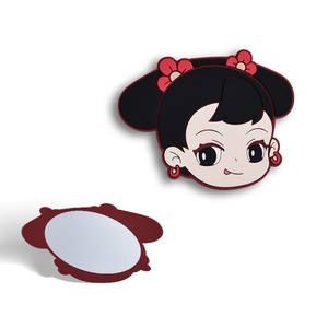 กระจกพกพา PVC ดีไซน์การ์ตูนอนิเมะน่ารัก ของขวัญโปรโมชั่น แบบพิมพ์ลายด้านเดียว - Product Image 2