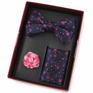 Conjunto <span class=keywords><strong>de</strong></span> <span class=keywords><strong>corbata</strong></span> personalizada para hombre, regalo <span class=keywords><strong>de</strong></span> boda, novedad, azul marino, rosa, diseño floral, <span class=keywords><strong>corbata</strong></span> <span class=keywords><strong>de</strong></span> poliéster, pajarita, pañuelo, botón <span class=keywords><strong>de</strong></span> solapa, conjunto <span class=keywords><strong>de</strong></span> caja - Product Image 6