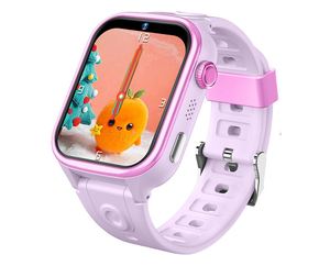 Reloj Telefónico 4G con Pantalla Táctil Cuadrada IPS de Conversación Bidireccional para Niños, Reloj GPS IP68 Resistente al Agua con Localizador GPS - Product Image 4