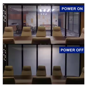 Película de ventana inteligente autoadhesiva, tinte inteligente Pdlc conmutable electrónico para puerta corredera de vidrio, a prueba de explosiones y decorativo - Product Image 4