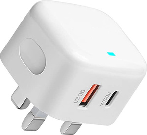 Vente chaude prix d'usine moule privé 20W UK prise fixe PD chargeur <span class=keywords><strong>USB</strong></span> A + C chargeur rapide avec câble - Product Image 2