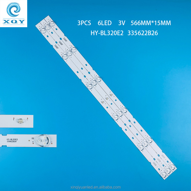 Suitable for 32 Inch HY-BL320E2 335622B26 LCD TV Backlight LED Strip with 3 Pieces and 6 Lights