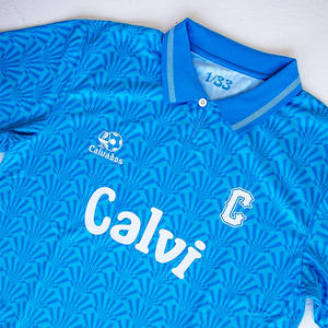 เสื้อฟุตบอลคอวี โพลีเอสเตอร์ 100% แบบเรียบ สำหรับสกรีนลาย ขายส่ง รับสั่งทำ คลาสสิก ป้องกันแบคทีเรีย แห้งเร็ว ใส่ได้ทั้งชายและหญิง - Product Image 4