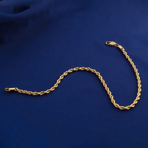 17インチのロープチェーンネックレス、幅1.2mm、14金無垢イエローゴールド、中国メーカーからの卸売、在庫あり - Product Image 6