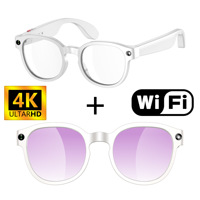 Lunettes intelligentes Quark AI S1, assistant IA, caméra sportive, affichage binoculaire, vidéo 4K, étanches IPX4, vision nocturne exceptionnelle