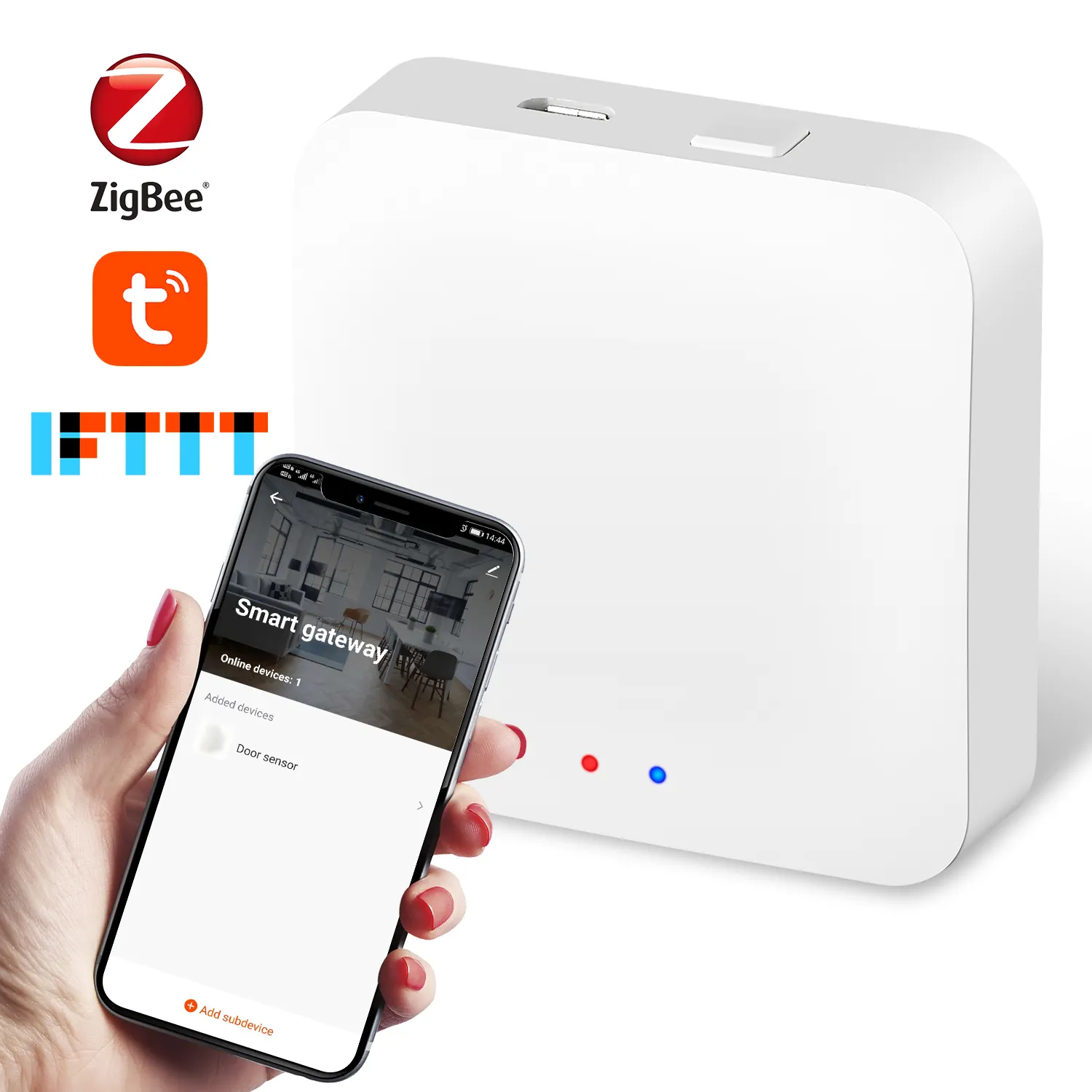 Ether internet không dây tuya App Bluetooth ZigBee điều khiển từ xa cổng thông minh cửa khóa điều khiển truy cập