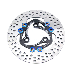 STJIAYE <span class=keywords><strong>FJN</strong></span> 3-Loch 220mm/245mm Edelstahl-Aluminiumlegierung Hochwertiger CNC Schwimmender Bremskraftverstärker für Motorräder - Product Image 1